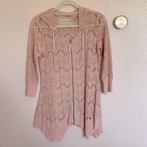 Evy’s Tree Pink Lace Sweater